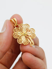 Medalha Trevo 4 Folhas – Ouro 9k