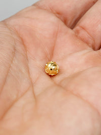 Contas de Viana avulso (6mm) - Ouro 19 Quilates