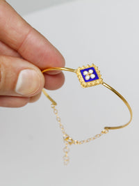 Pulseira Caramujos Quadrada – Ouro 9k / Ouro 19k
