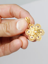 Medalha Redonda Esmalte – Ouro 9k / Ouro 19k