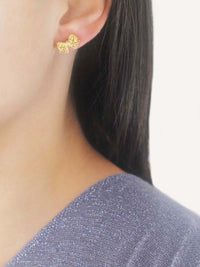 Brincos Lacinho em filigrana – Ouro 9k / Ouro 19k