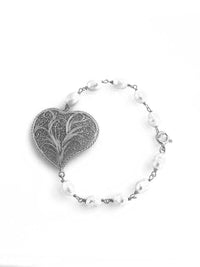 Pulseira Fátima em filigrana – Prata