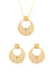 Conjunto Escultural M - Pendente e Brincos (4324887953467)