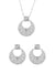 Conjunto Escultural M - Pendente e Brincos (4324887953467)