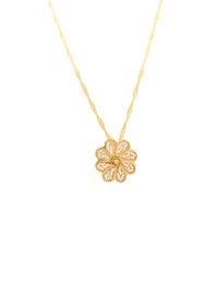 Medalha Flor em filigrana