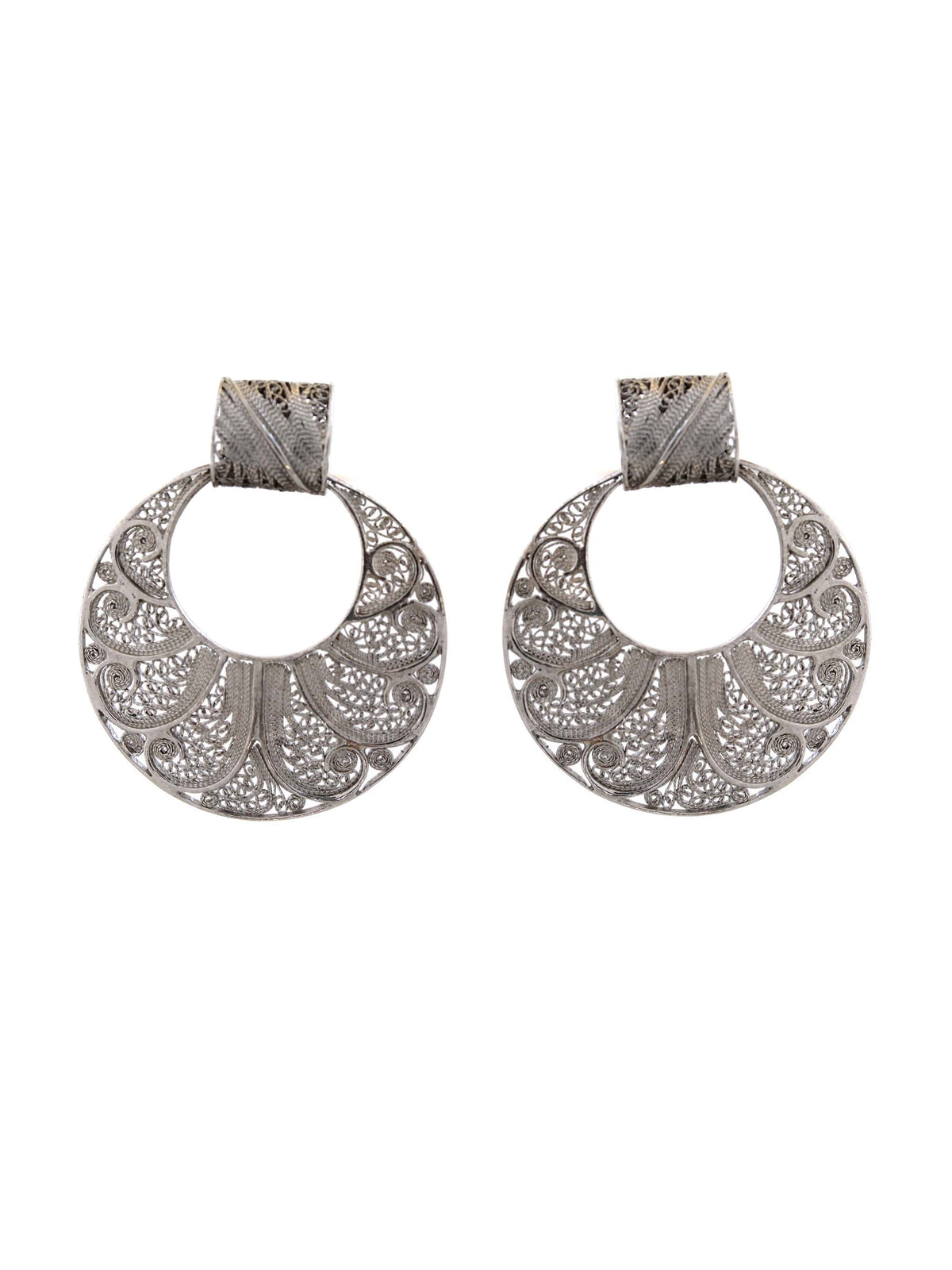 Brincos Escultural M (2060938215483)