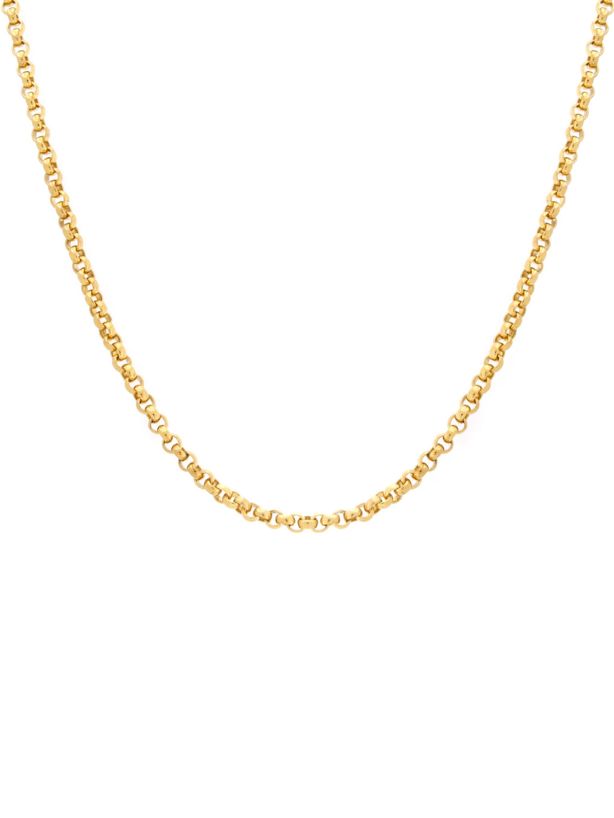 Fio M Cordão em Prata e Ouro 9/19K (55cm) (8937659089)