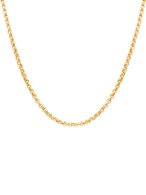 Fio M Cordão em Prata e Ouro 9/19K (55cm) (8937659089)