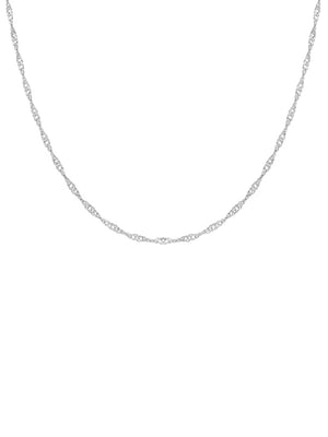 Fio S Singapura em Prata e Ouro 9/19K (45cm) (2071725113403)