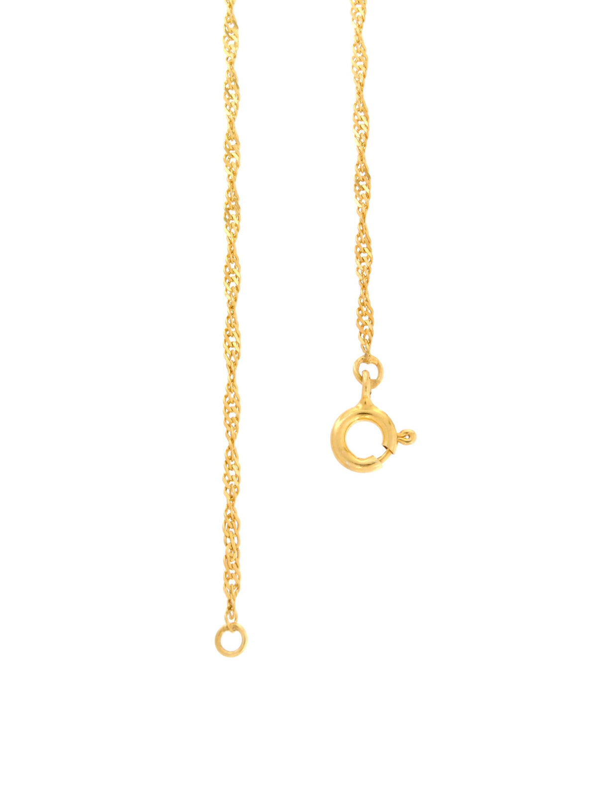 Fio S Singapura em Prata e Ouro 9/19K (45cm) (2071725113403)