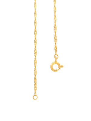 Fio S Singapura em Prata e Ouro 9/19K (45cm) (2071725113403)