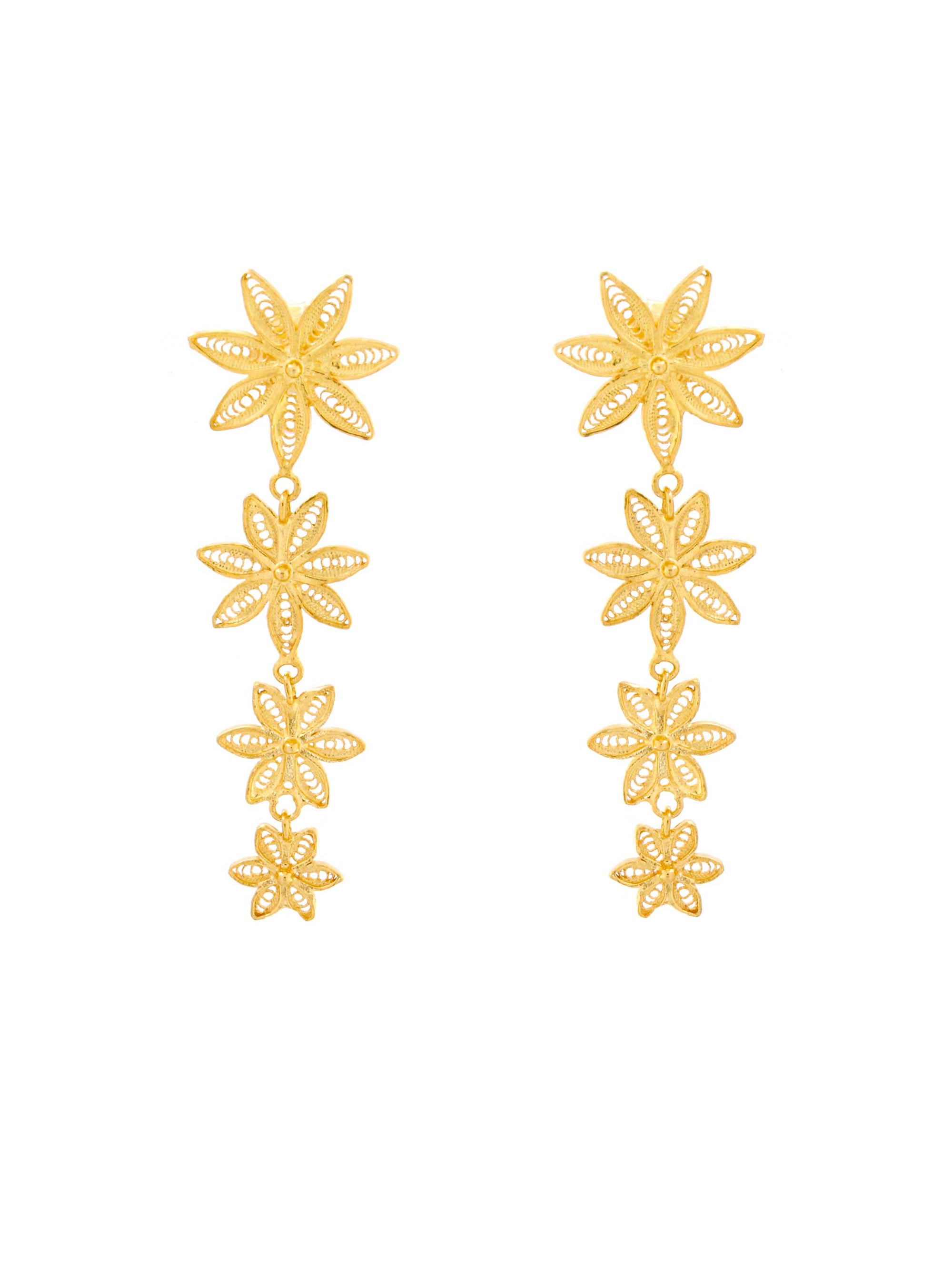 Brincos Invasão Floral (1387013865531)