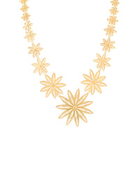 Colar Invasão Floral – Prata Dourada
