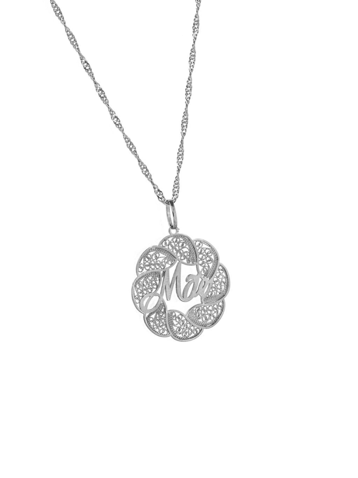 Pendente Mãe em filigrana