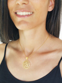Medalha Vistosa em filigrana – Ouro 9k / Ouro 19k