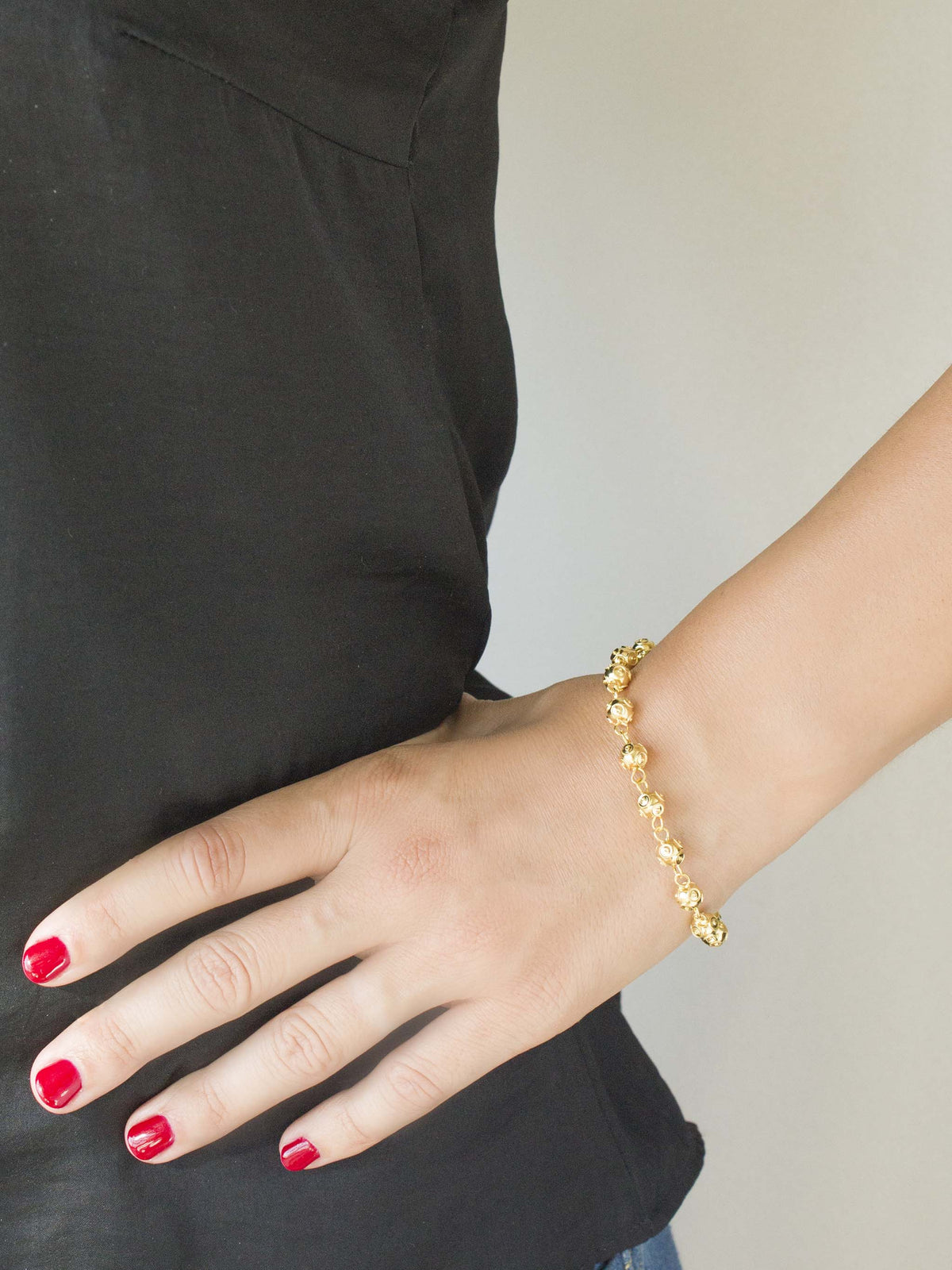 Conjunto Contas - Colar, Brincos e Pulseira (4336640655419)