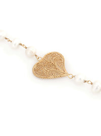 Pulseira Fátima em filigrana