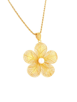 Medalha C/S Pérola em Filigrana (5427376160918)