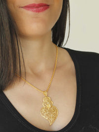 Manta Floral M – Ouro 9k / Ouro 19k