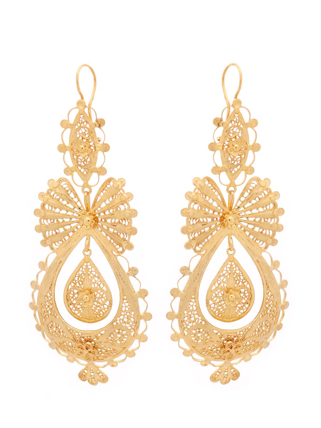 Brincos Princesa em filigrana (4813937705019)