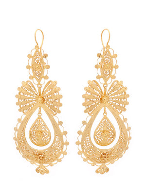 Brincos Princesa em filigrana (4813937705019)