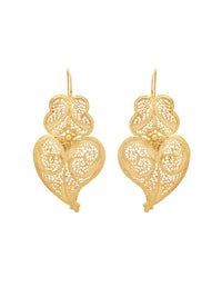 Brincos Tradicional 4.5cm em Prata/Ouro – Prata Dourada
