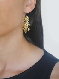 Brincos à Rainha 4.5cm em Ouro 19 Quilates