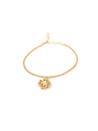 Pulseira Trevo – Prata Dourada