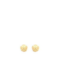 Brincos Contas de Viana (8mm) - Ouro 19 Quilates
