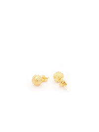 Brincos Contas de Viana (8mm) - Ouro 19 Quilates