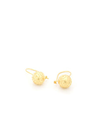 Brincos Contas de Viana (10mm) com gancho - Ouro 19 Quilates