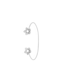 Pulseira Florzinhas Pérola – Prata