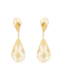 Brincos Gota Fios – Prata Dourada / Ouro 9k / Ouro 19k