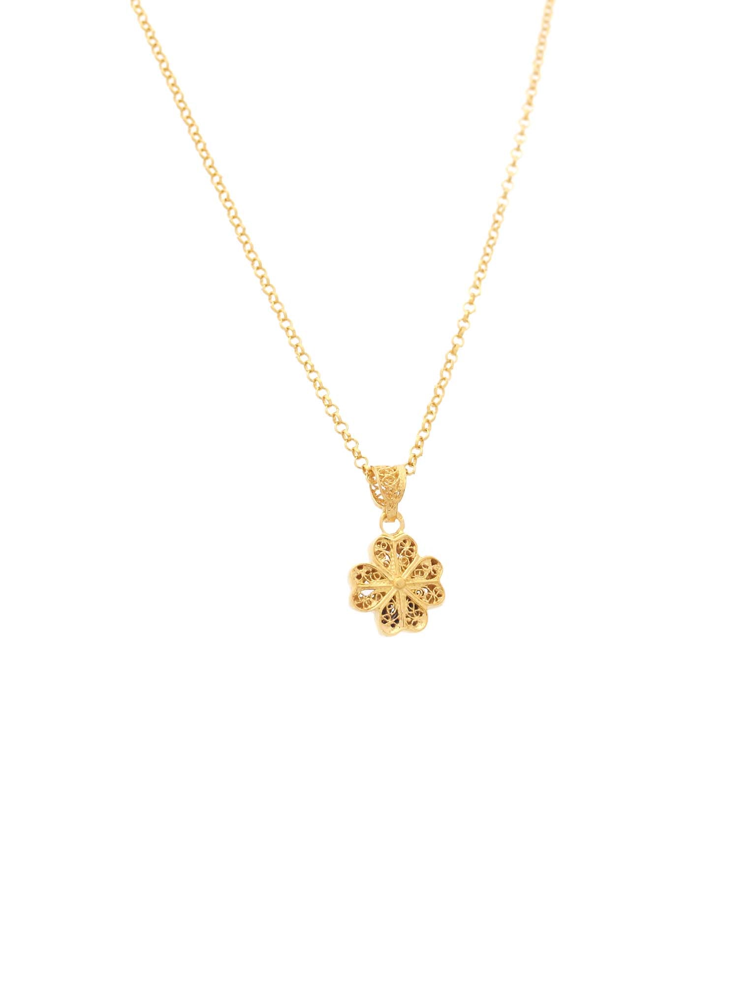 Medalha Trevo Dupla Face (5911251746966)