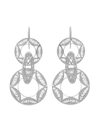 Brincos 3 Argolas Grandes – Prata