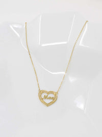 Colar Mãe Coração Filigrana III – Ouro 9k / Ouro 19k