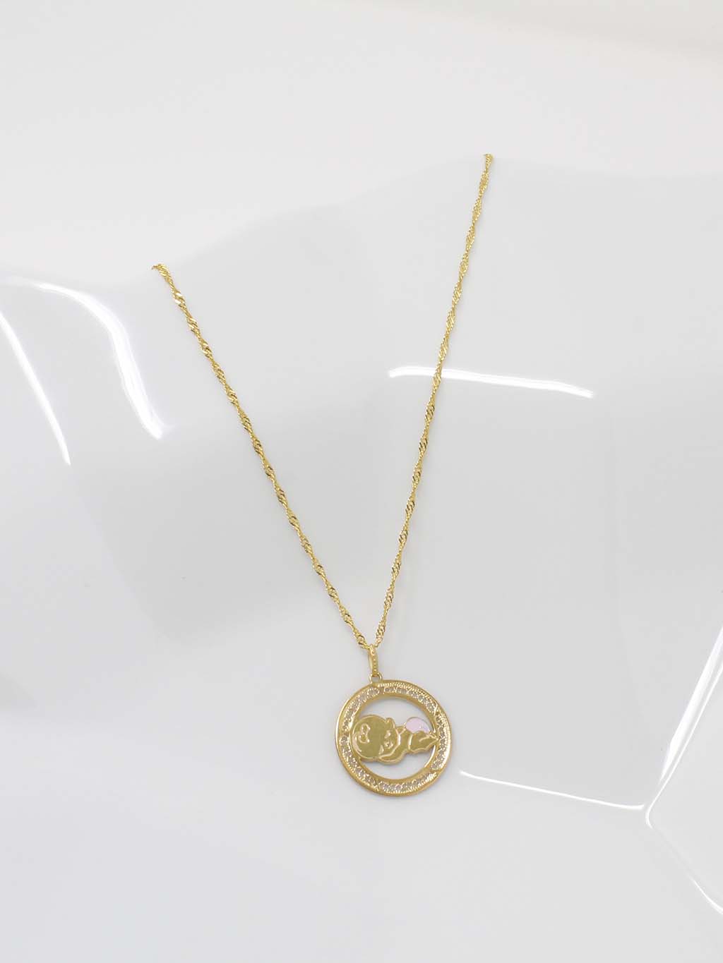 Medalha Bebé com Gravação (Menino/Menina)