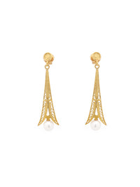 Brincos Élegance – Prata Dourada / Ouro 9k / Ouro 19k