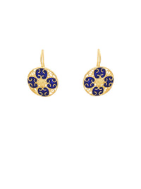 Brincos Amuleto Azul – Prata Dourada / Ouro 9k / Ouro 19k