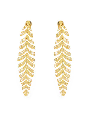 Brincos Folhas Articuladas