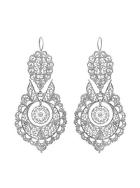 Brincos Rainha Filigrana L – Prata