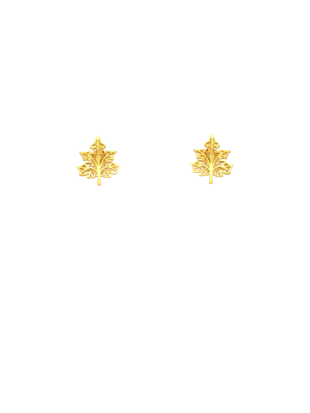 Brincos Folha Plátano