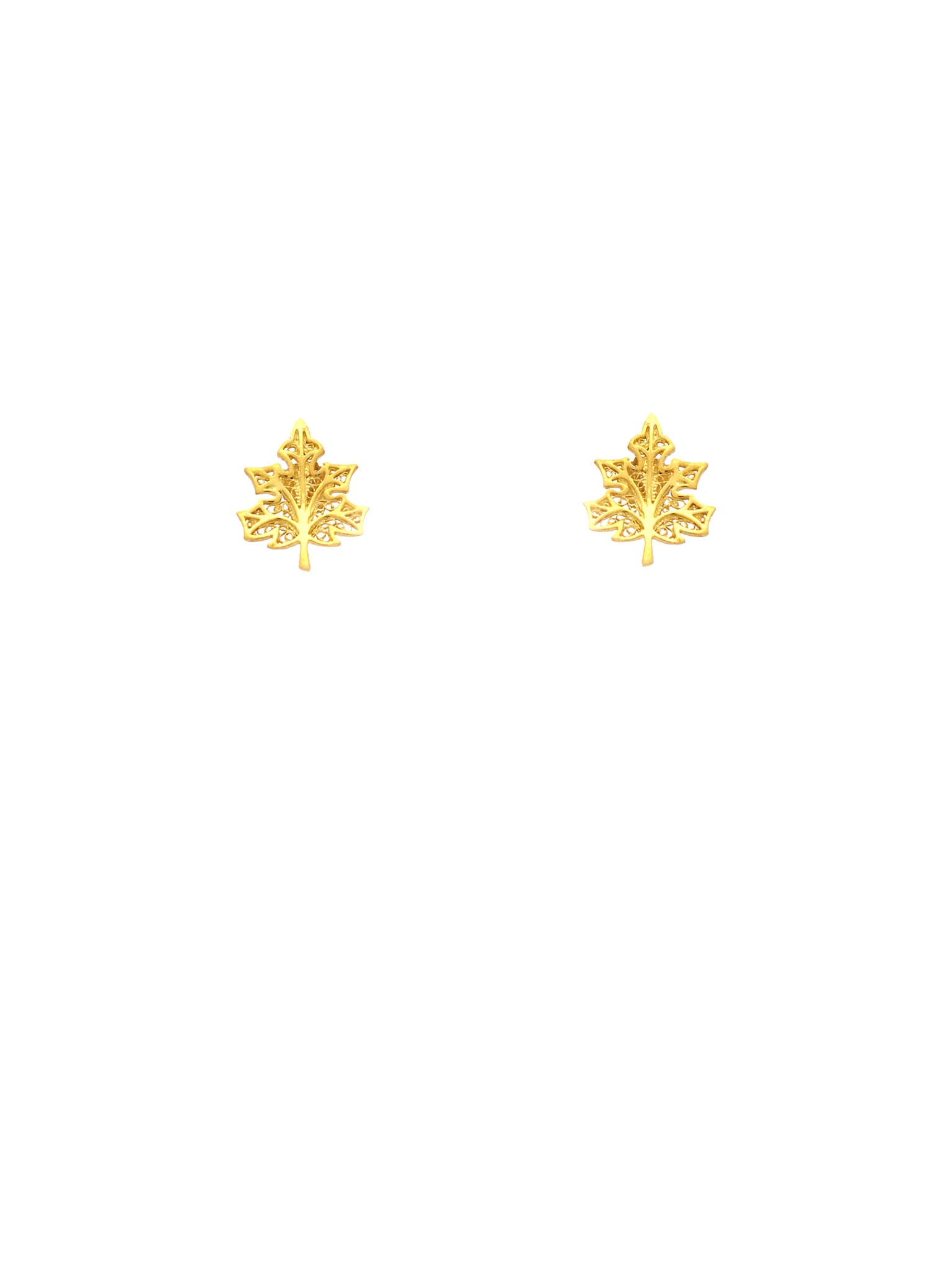 Brincos Folha Plátano