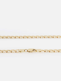 Fio de Homem Barbela em Ouro 19K (60cm)