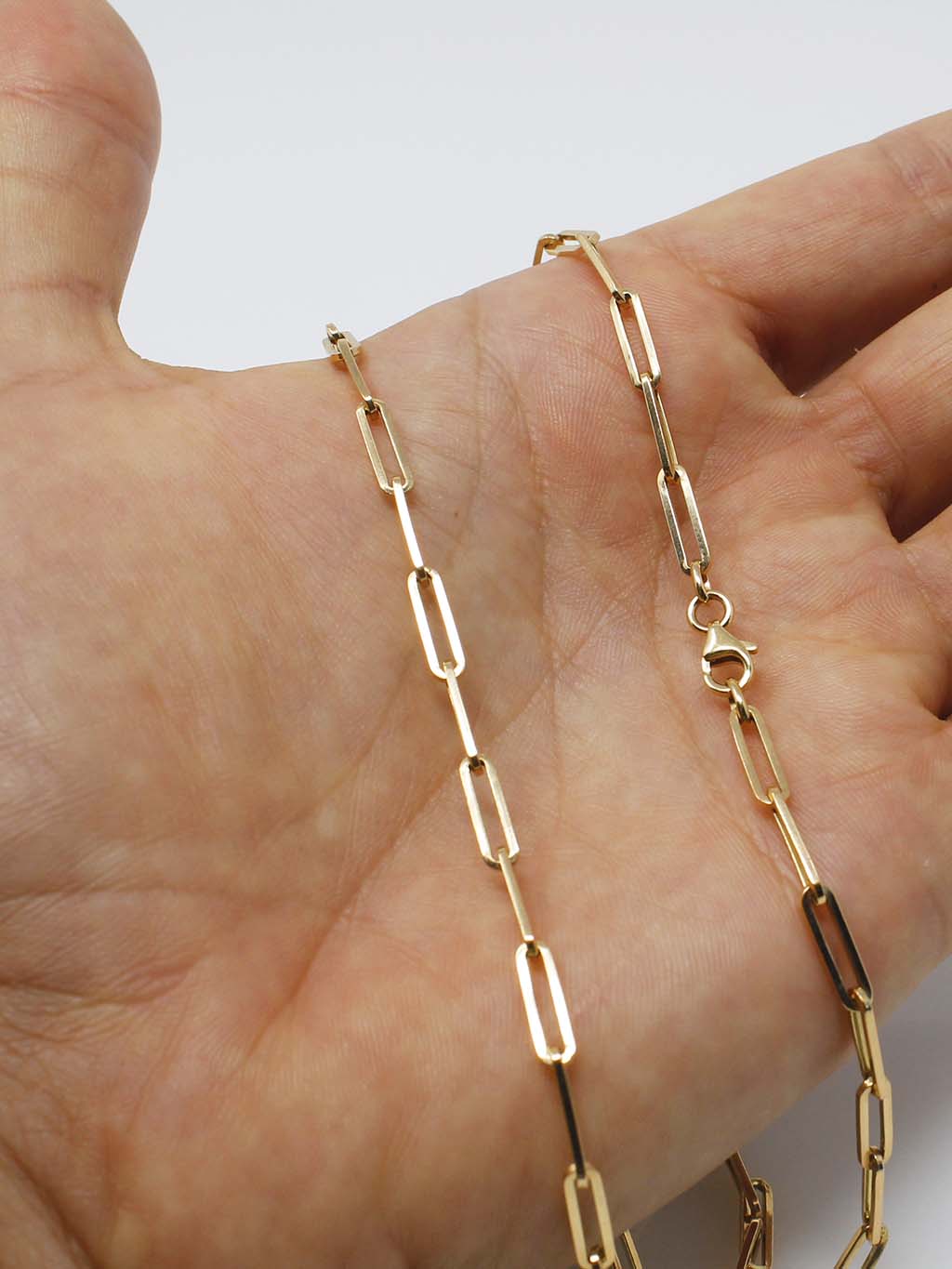 Fio de Homem Cadeado em Ouro 19K (60cm)