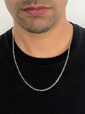 Fio de Homem 3+1 em Ouro 19K (55cm)