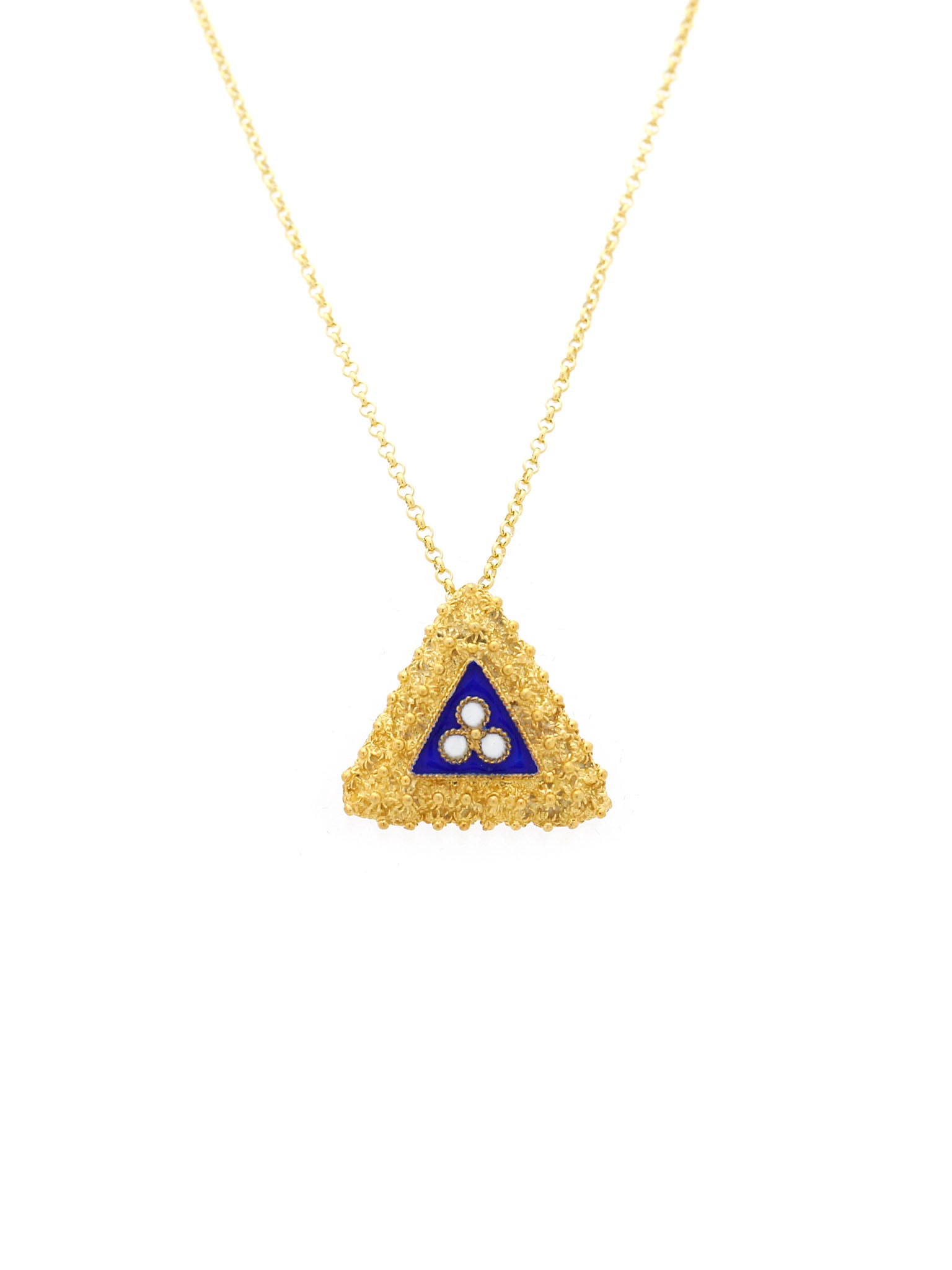 Medalha Caramujo Triangular