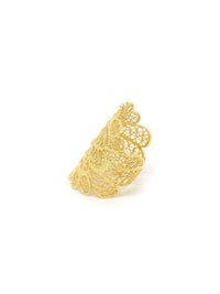 Anel Tiara Filigrana – Ouro 9k / Ouro 19k