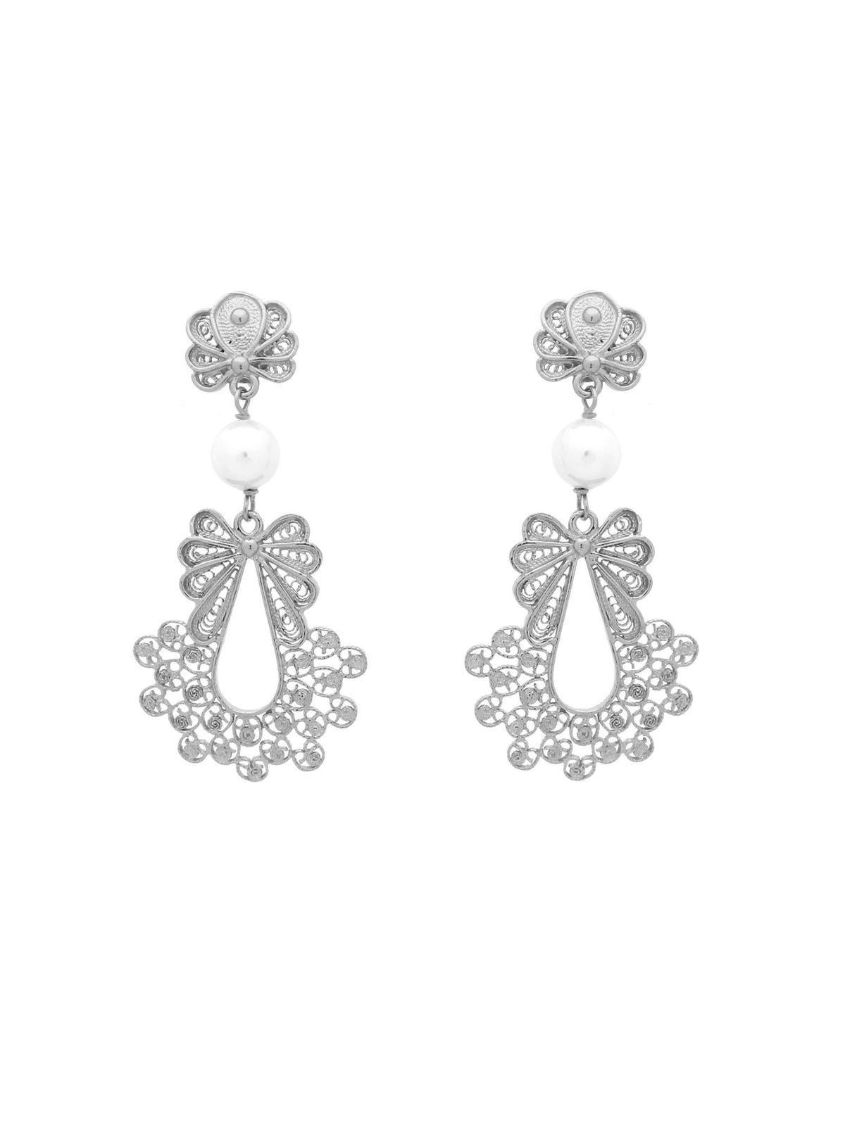 Brincos Princesa Pérola (Tamanho S)