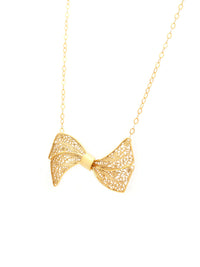 Colar Laço Grande – Ouro 9k / Ouro 19k